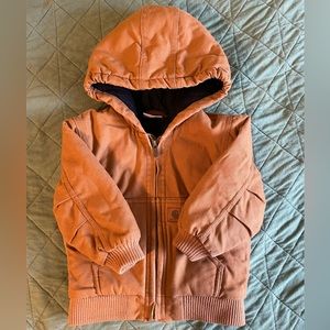 Kids Toddler Carhartt Jacket Size 18mo- classic Carhartt Brown